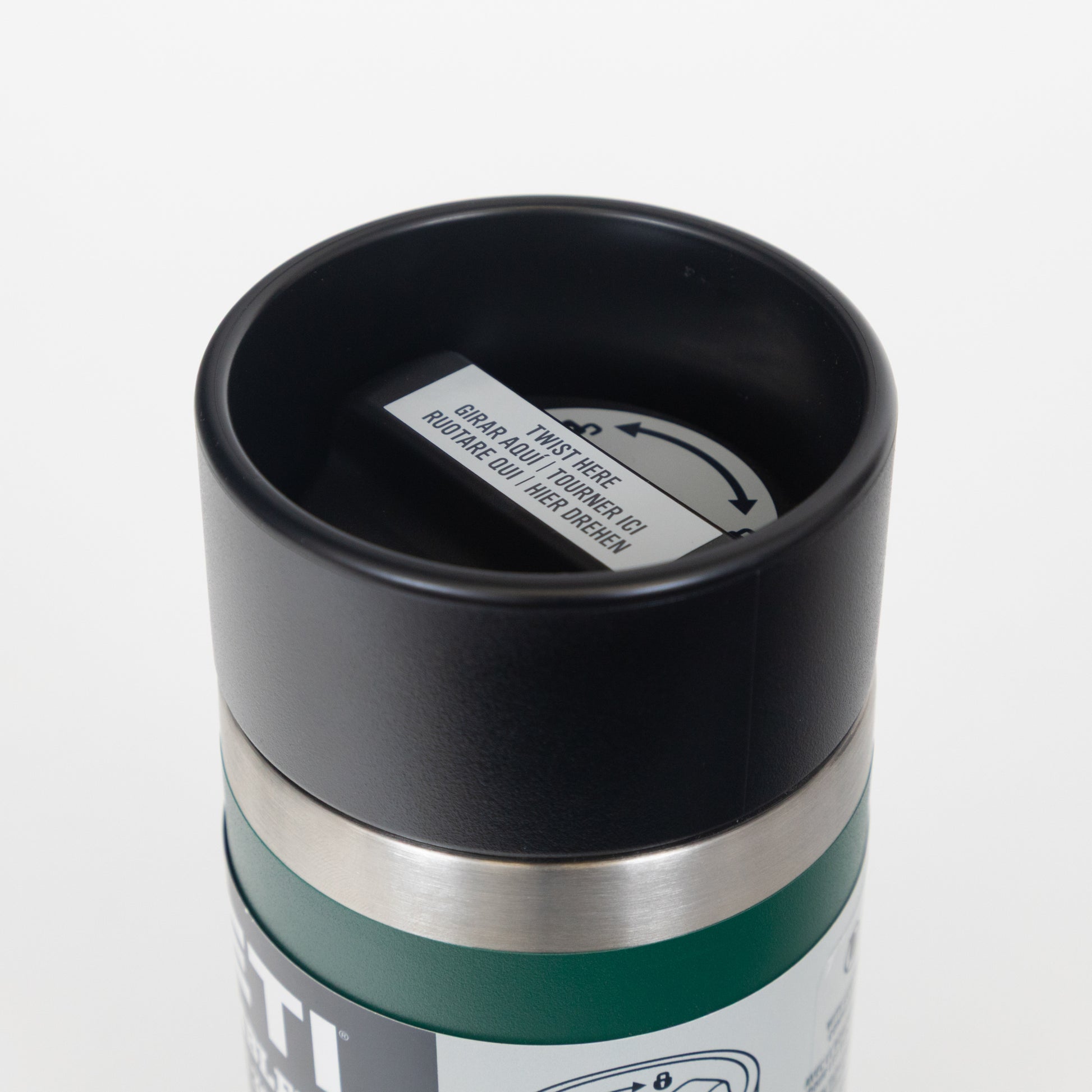 Yet 12 oz travel mug with hot shot cap 360 degree drink