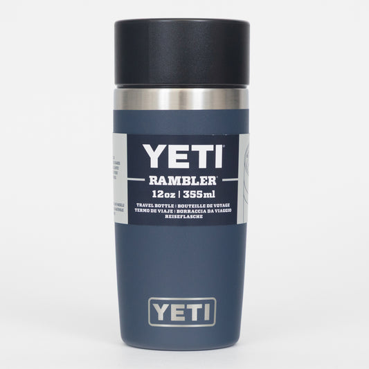 YETI Rambler 12 oz Travel Bottle in NAVY (HotShot™ Cap)