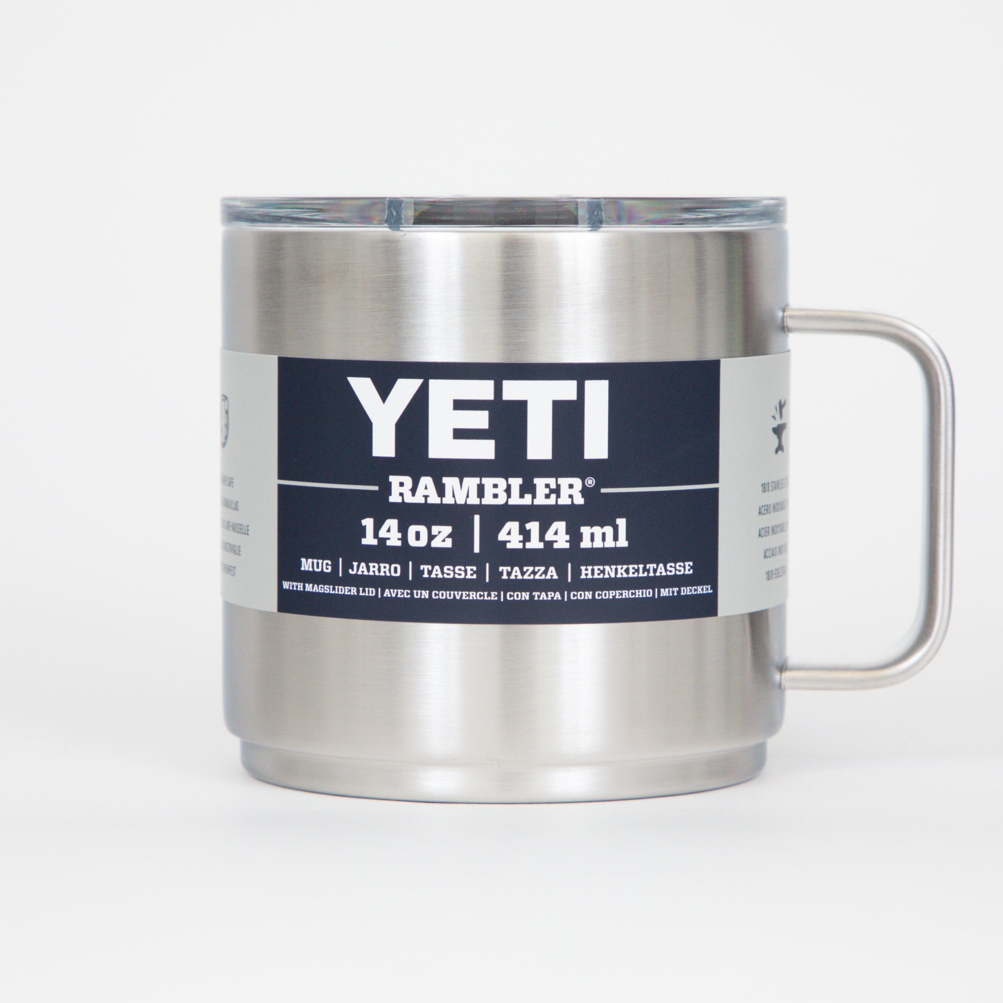 YETI Rambler® 14 oz (414 ml) Stackable Mug in Stainless Steel
