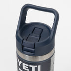 YETI Rambler® 18 oz (532 ml) Bottle With Straw Cap in Navy