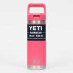 YETI Rambler® 18 oz (532 ml) Bottle With Straw Cap in Tropical Pink