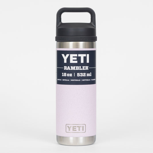 YETI Rambler 18 oz (532ml) Chug Cap Bottle in CHERRY BLOSSOM