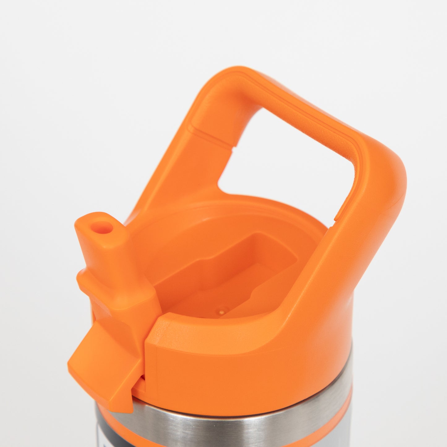 YETI Rambler 18 oz (532ml) Colour Straw Bottle in KING CRAB ORANGE