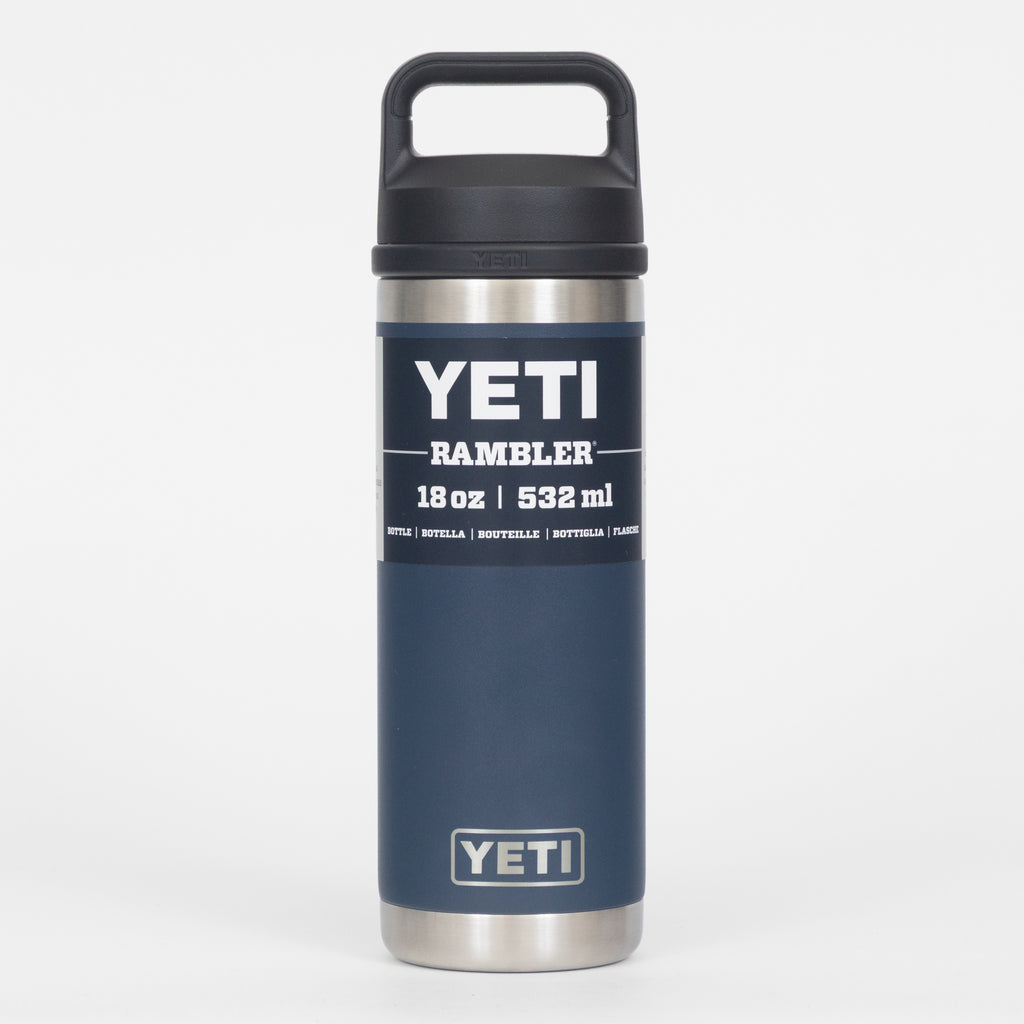 YETI Rambler® 18 oz (532 ml) Bottle with Chug Cap in Navy