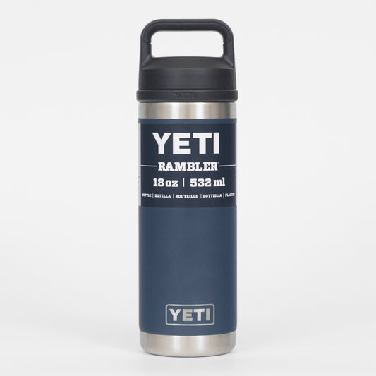 YETI Rambler 18 oz (511ml) Water Bottle with Chug Cap in NAVY