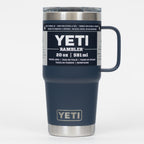 YETI Rambler® 20 oz (591 ml) Travel Mug in Navy