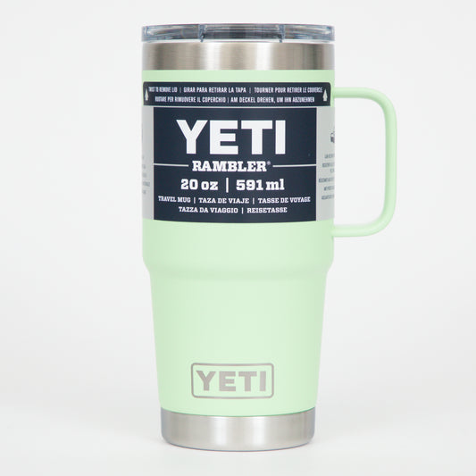 YETI Rambler® 20 oz (591 ml) Travel Mug in Key Lime