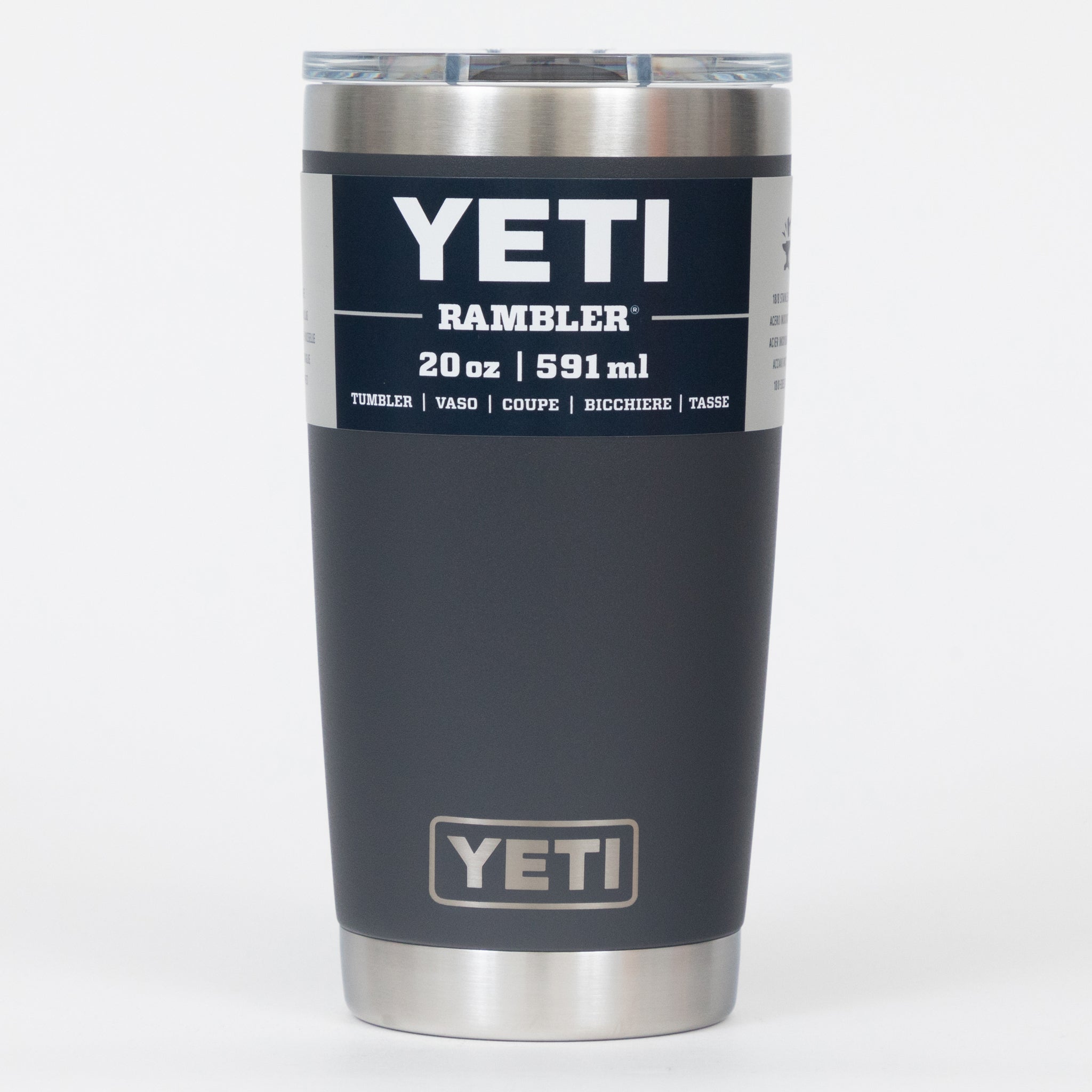 YETI Rambler® 20 oz (591 ml) Tumbler in Charcoal
