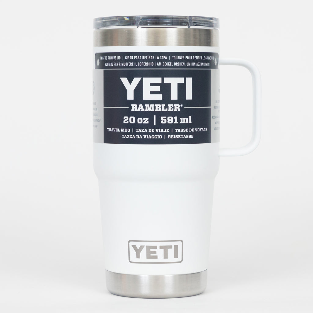 YETI Rambler® 20 oz (591 ml) Travel Mug in White