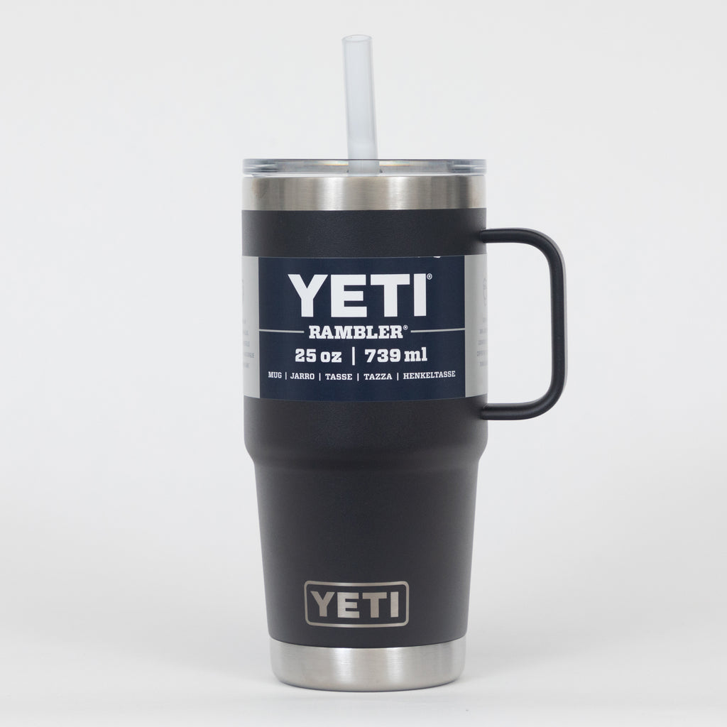 YETI Rambler® 25 oz (739 ml) Straw Mug in Black