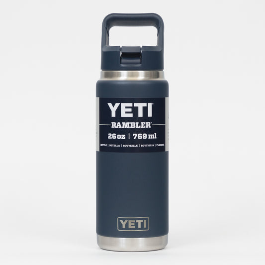 YETI Rambler 26 oz (769ml) Straw Water Bottle in NAVY