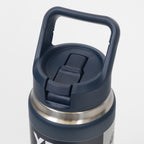 YETI Rambler® 26 oz (769 ml) Bottle With Straw Cap in Navy