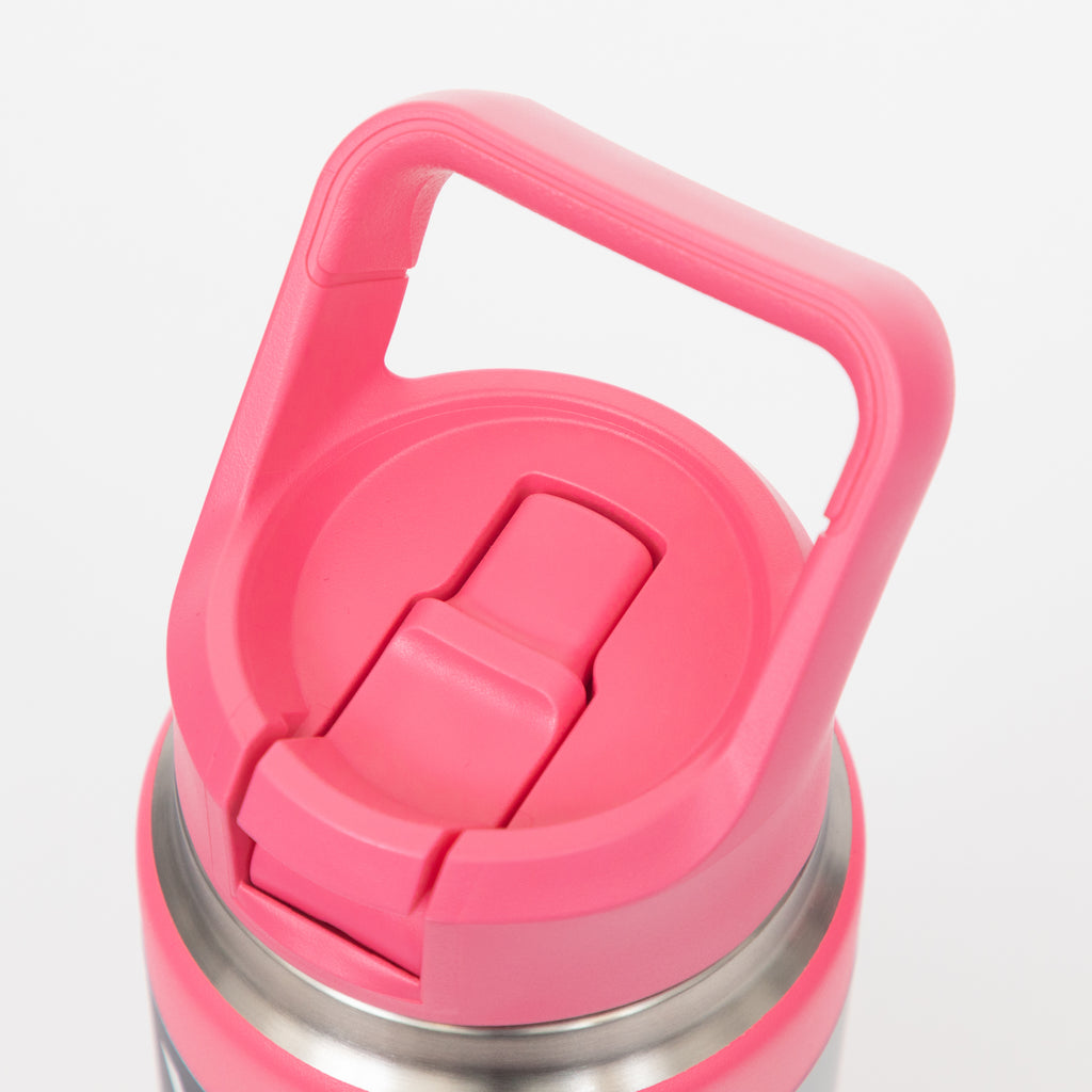YETI Rambler® 26 oz (769 ml) Bottle With Straw Cap in Tropical Pink