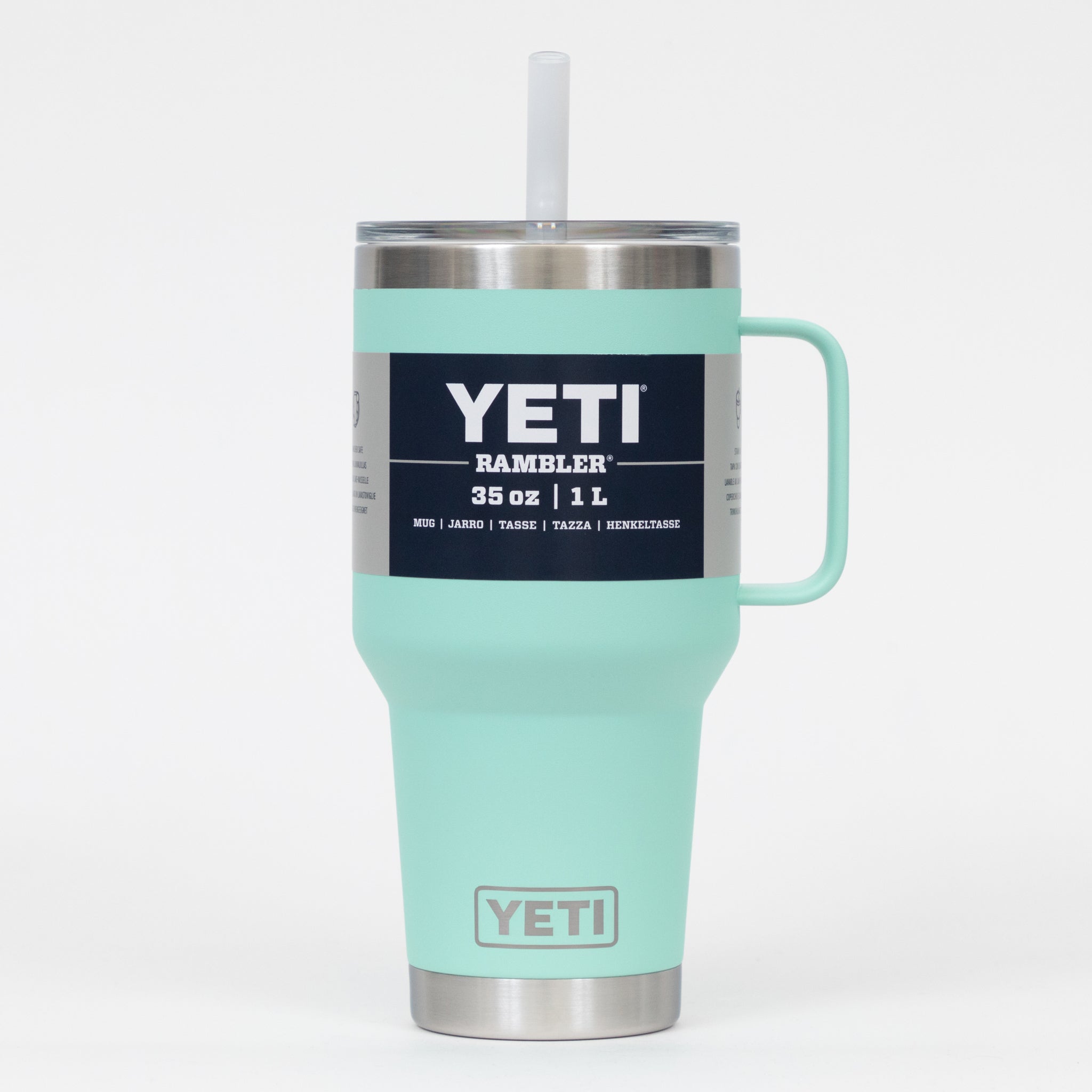 YETI Rambler® 35 oz (1 L) Straw Mug With Straw Lid in Seafoam