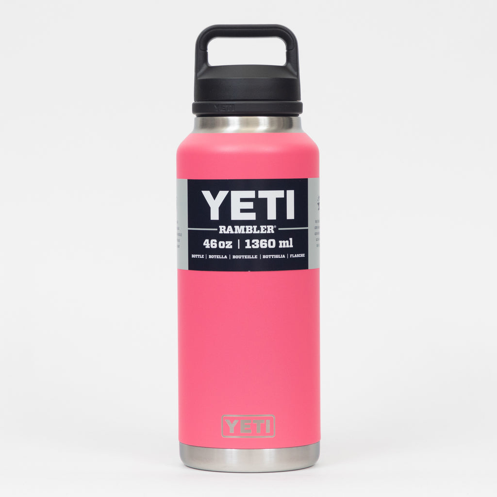 YETI Rambler® 46 oz (1.3 L) Bottle with Chug Cap in Tropical Pink