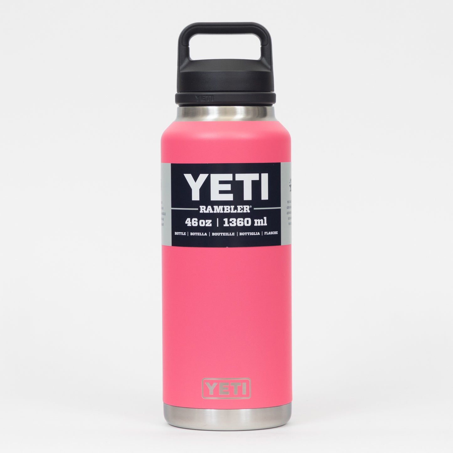 YETI Rambler 46 oz (1.4 L) Bottle with Chug Cap in PINK