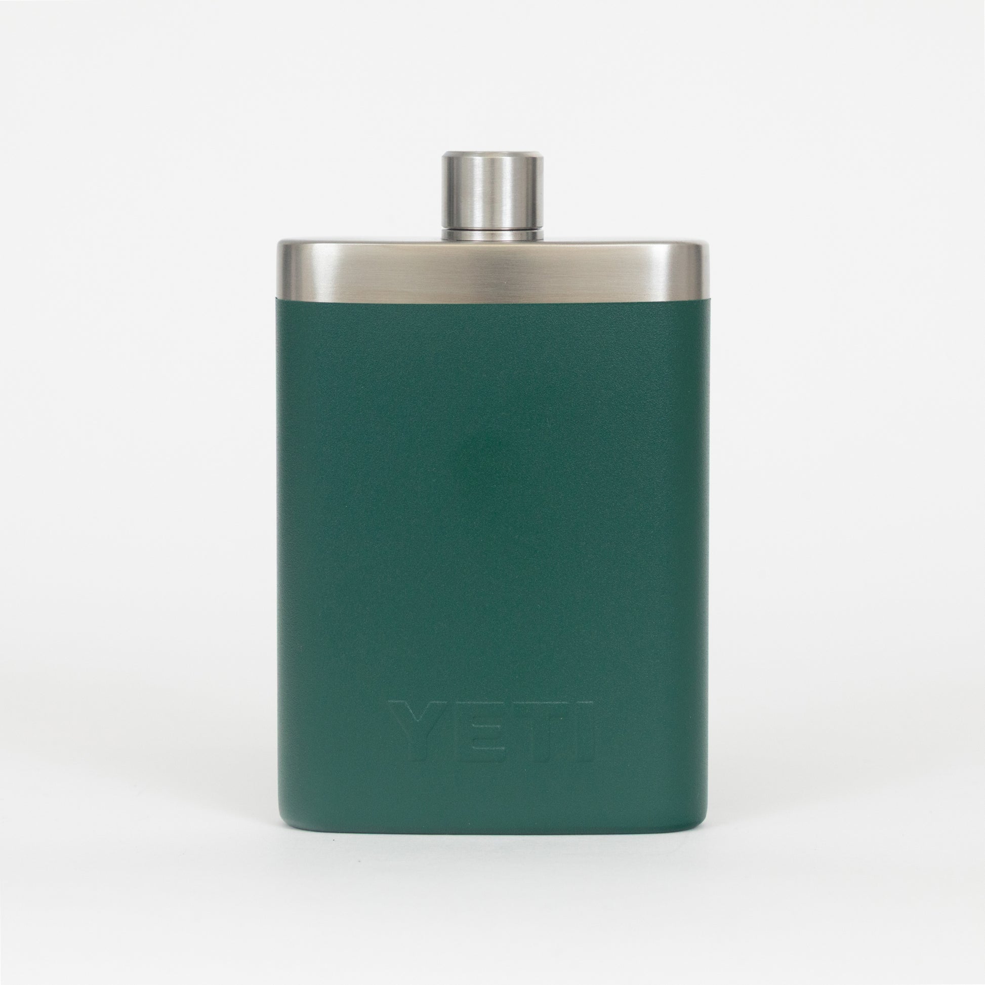 Black forest green YETI flask