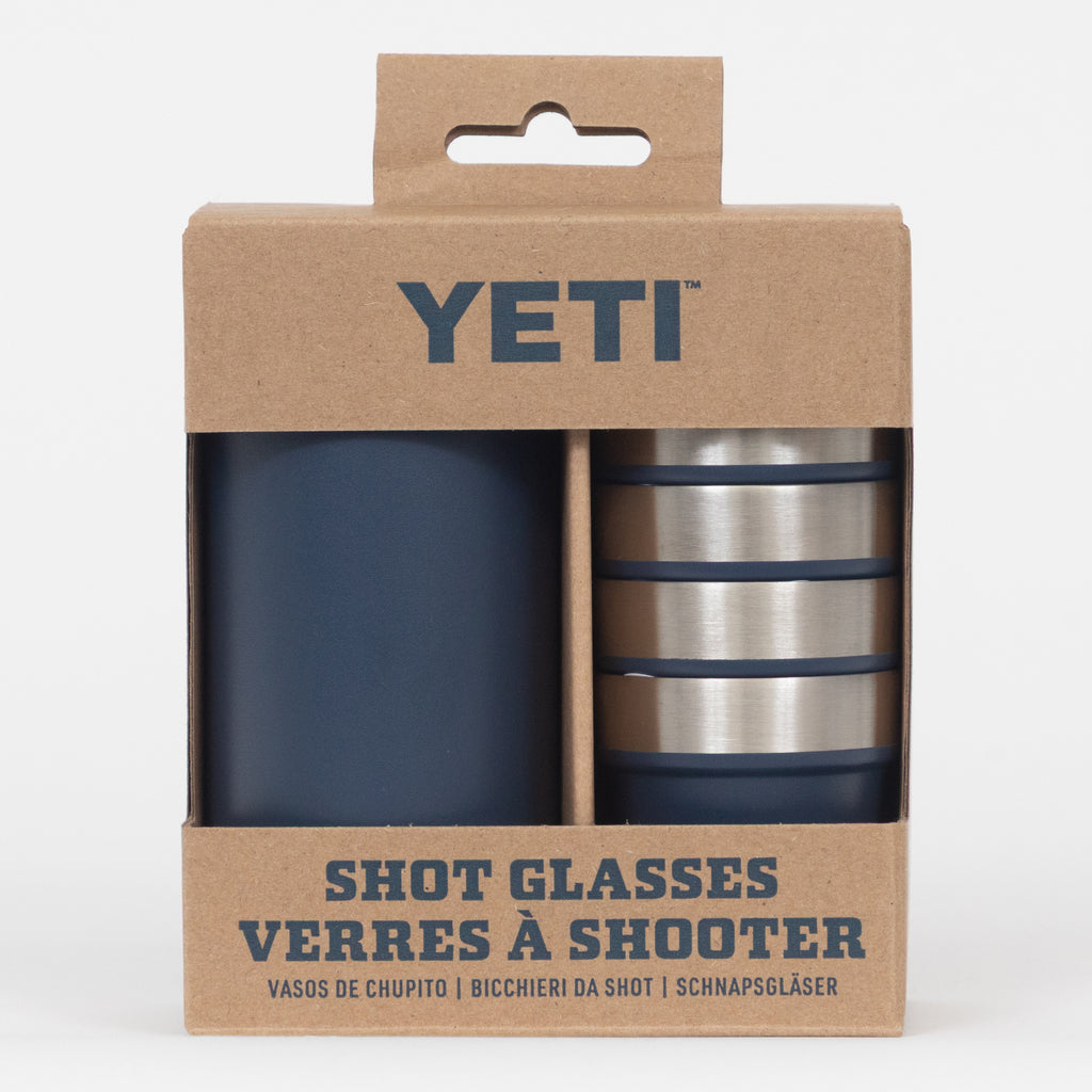 YETI® Shot Glasses with Carrying Case in Navy