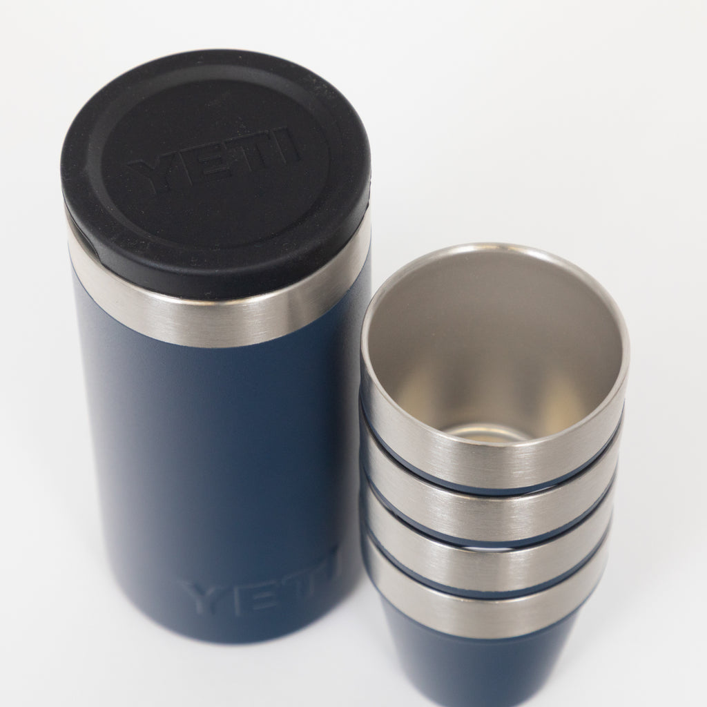 YETI® Shot Glasses with Carrying Case in Navy