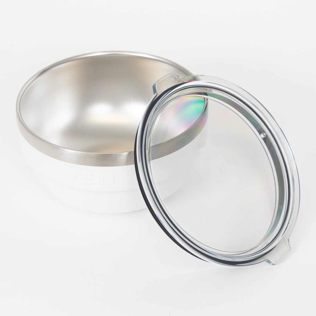 yeti insulated small bowl white with lid