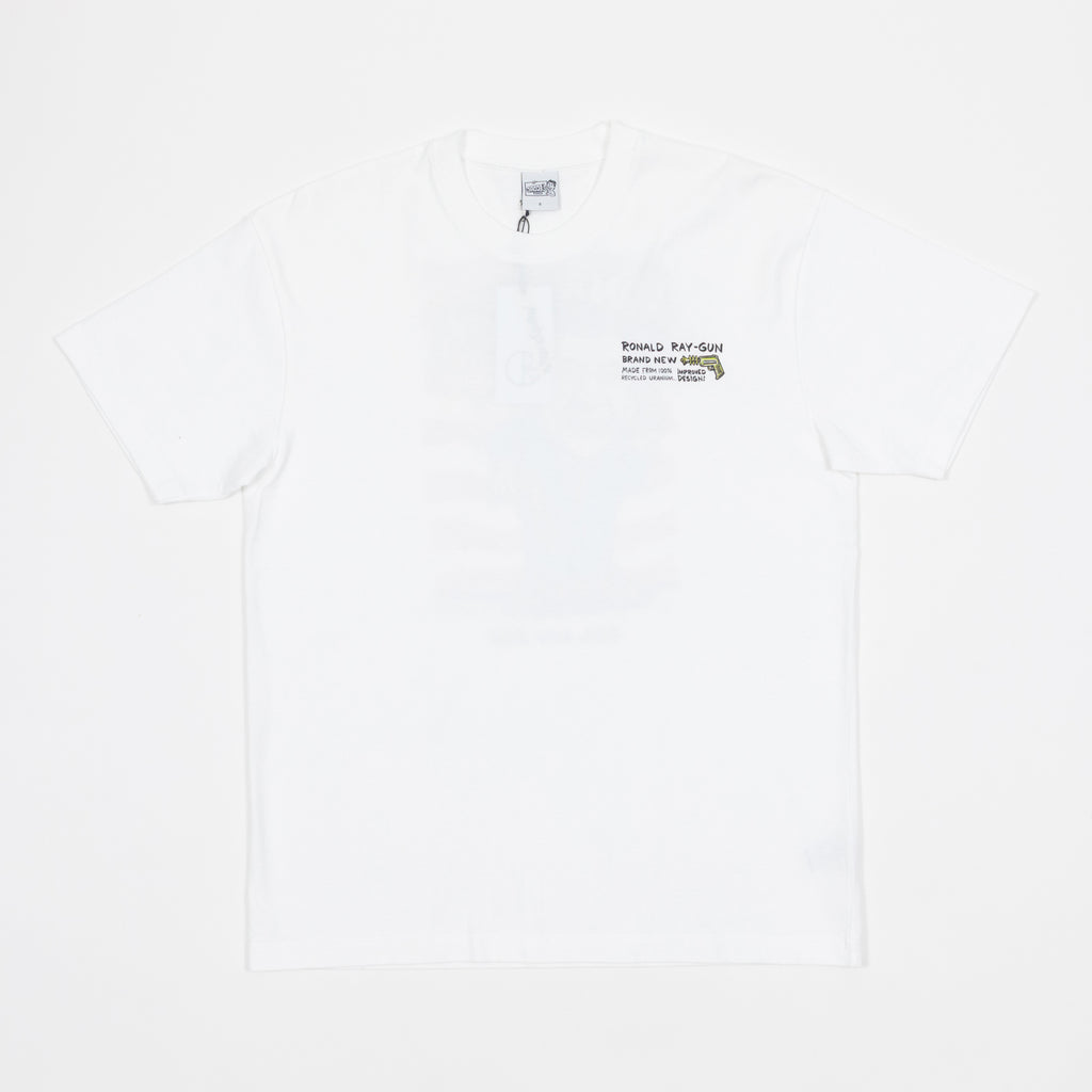 POLAR SKATE CO. Ray Gun Graphic T-Shirt in WHITE