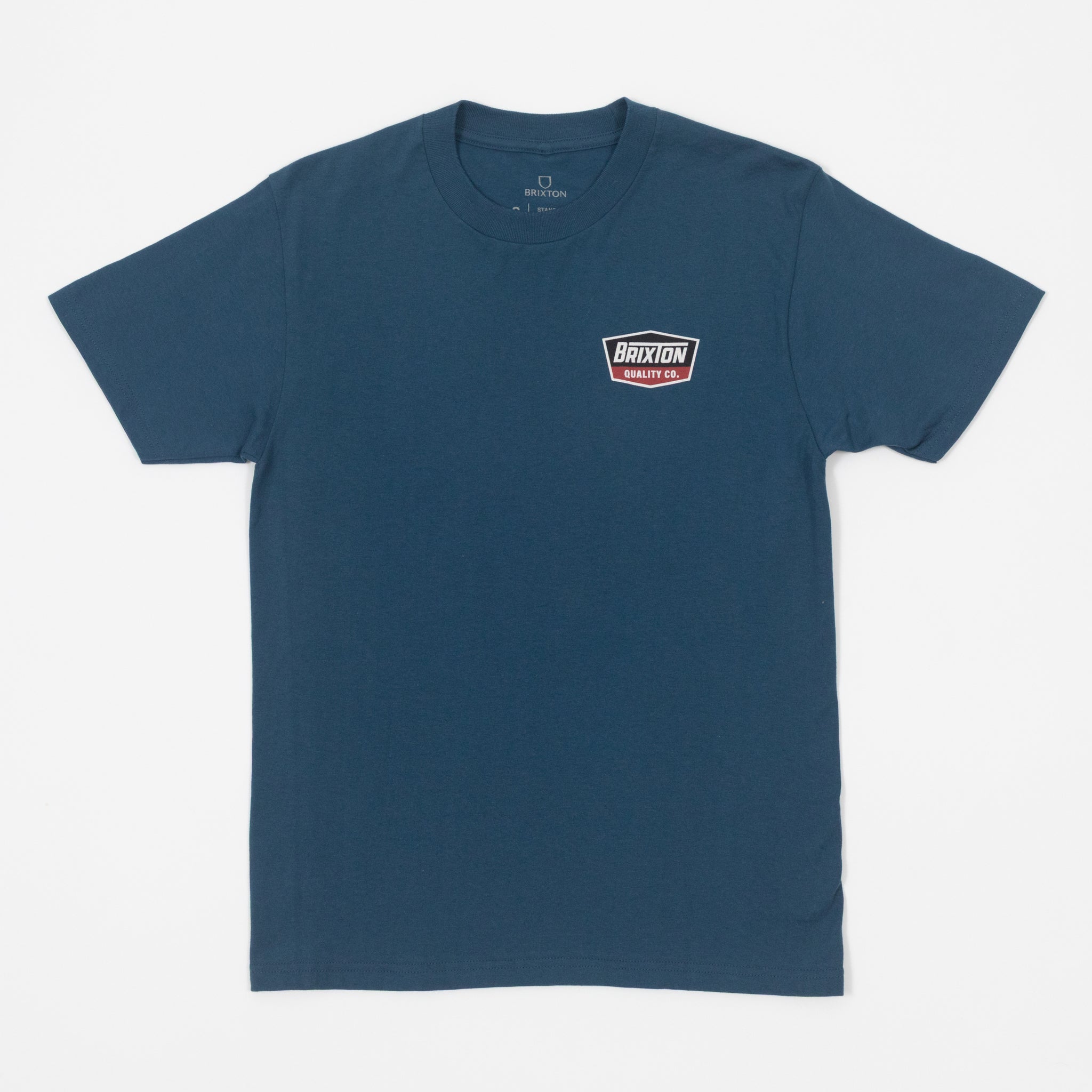 BRIXTON Regal Short Sleeve Standard T-Shirt in NAVY