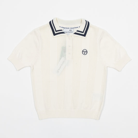 Womens SERGIO TACCHINI Reggi Polo Shirt in OFF WHITE