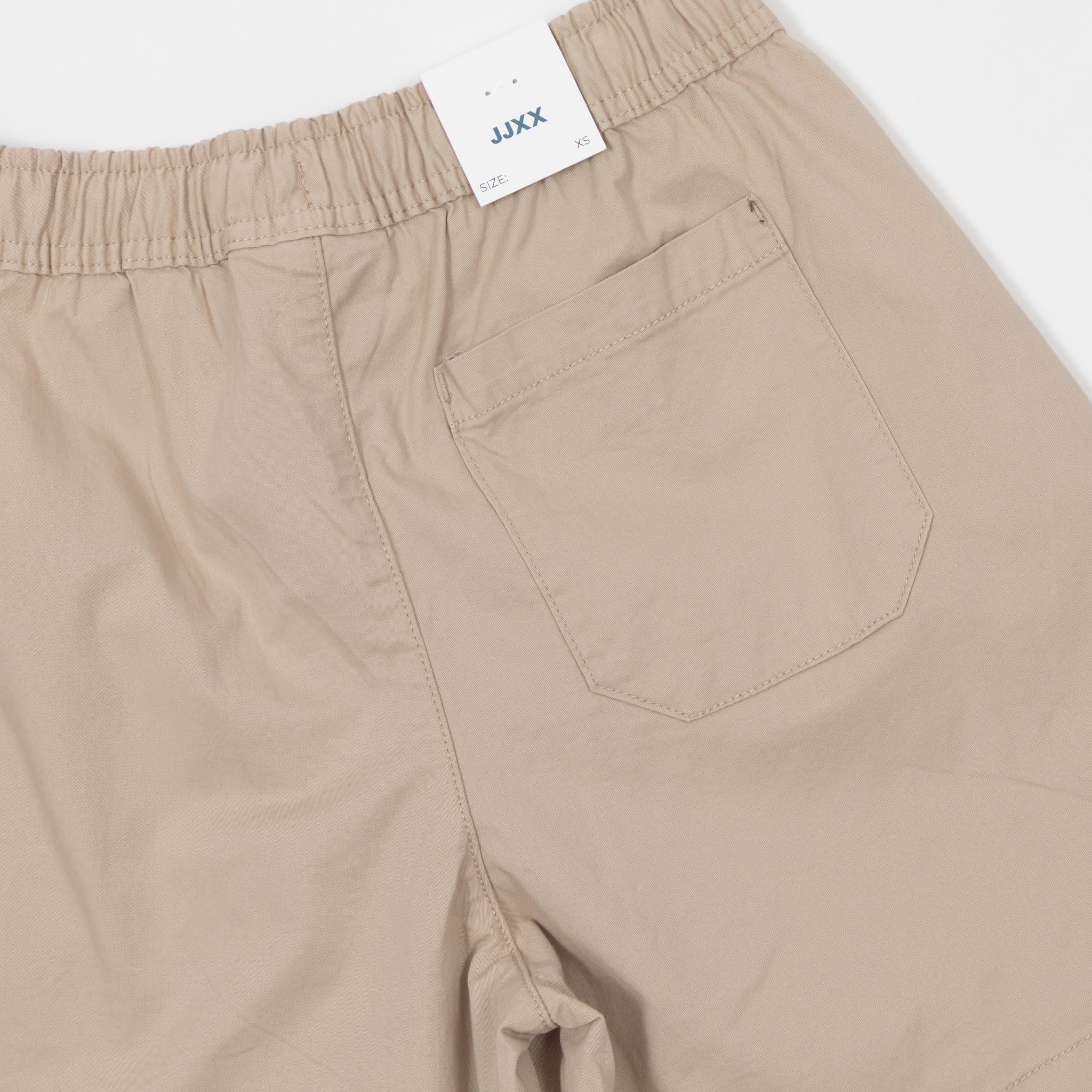 jjxx casual relaxed fit beige shorts back pocket