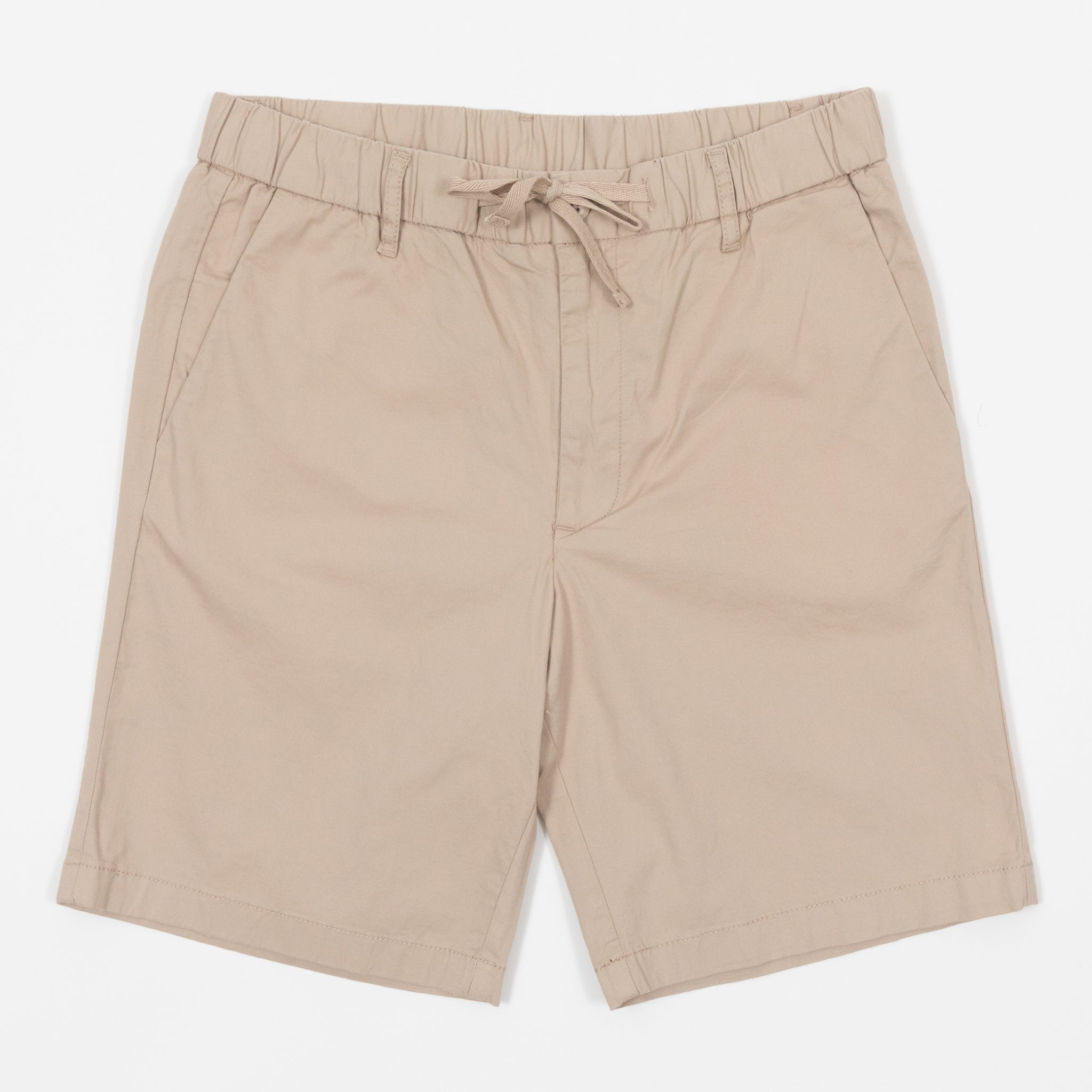 jack and jones beige shorts front view