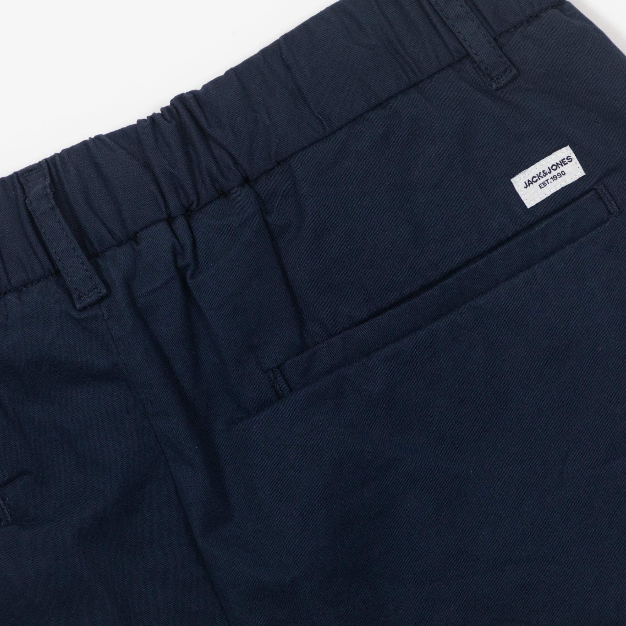 jack and jones back pocket navy shorts