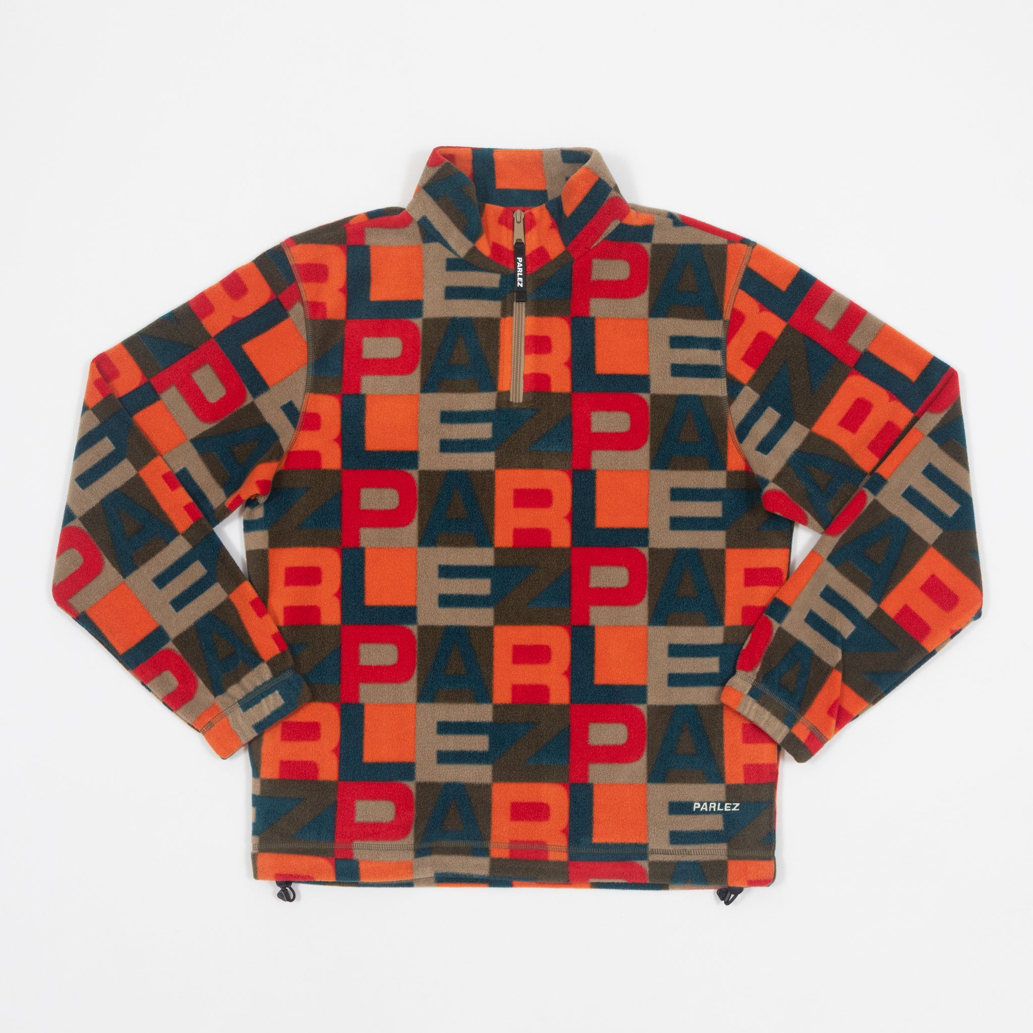 PARLEZ Relay Fleece in ORANGE MULTI