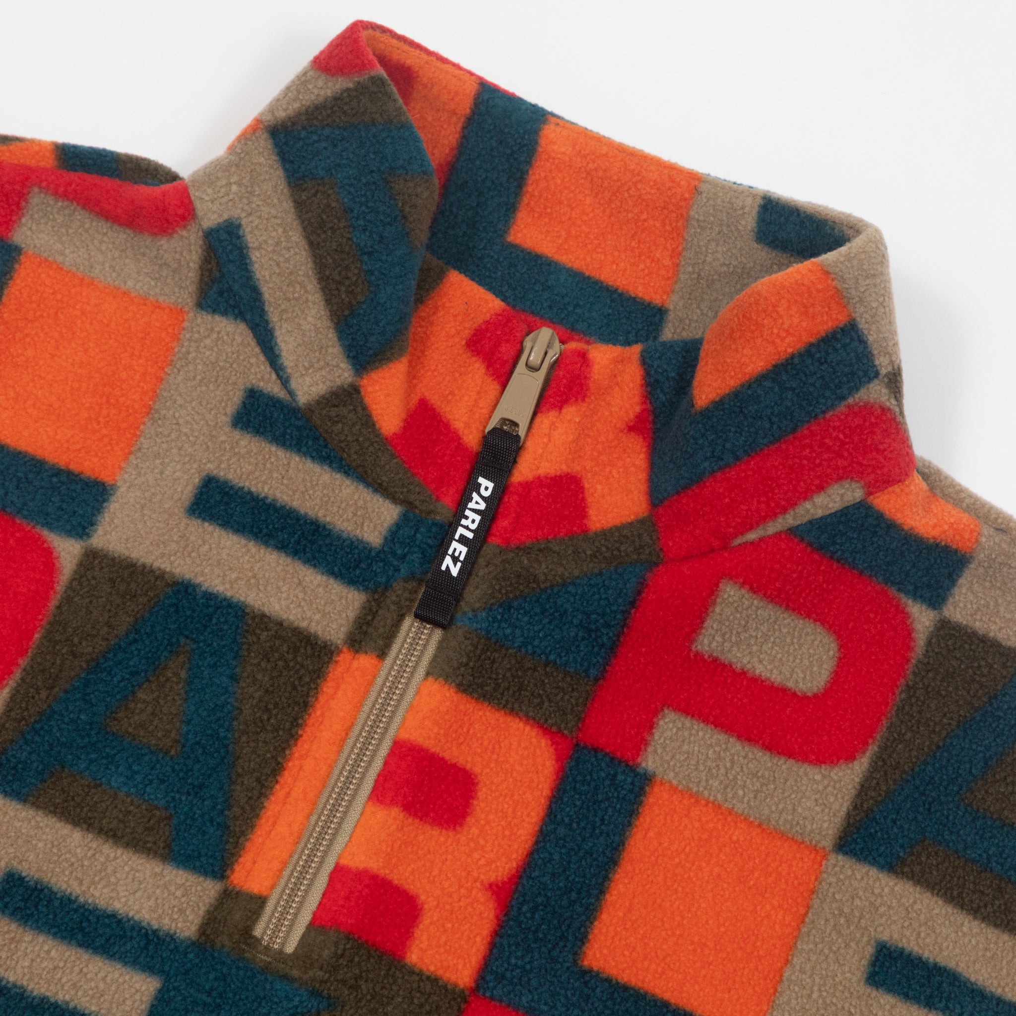 PARLEZ Relay Fleece in ORANGE MULTI