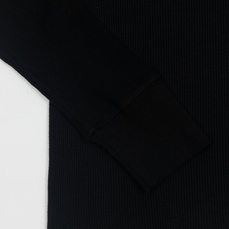 BRIXTON Reserve Thermal Long Sleeve Top in BLACK