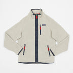 PATAGONIA Retro Pile Fleece Jacket in PELICAN & BLUE