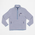 Womens PATAGONIA Retro Pile Quarter Zip Fleece in PURPLE
