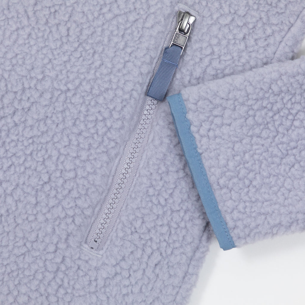 Womens PATAGONIA Retro Pile Quarter Zip Fleece in PURPLE