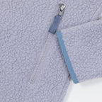 Womens PATAGONIA Retro Pile Quarter Zip Fleece in PURPLE