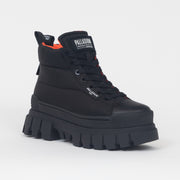 Womens PALLADIUM Revolt Quilted Boot in BLACK