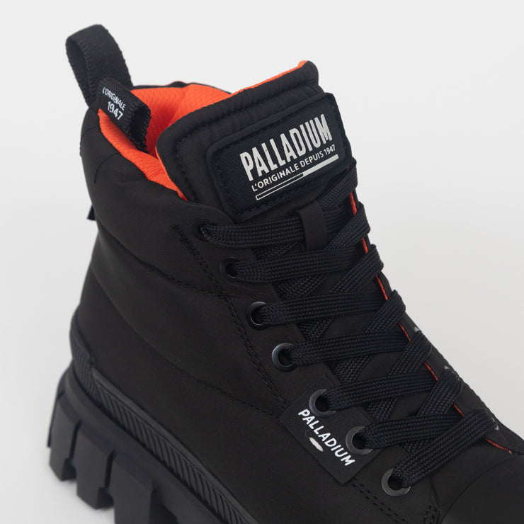 Womens PALLADIUM Revolt Quilted Boot in BLACK