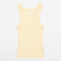 Womens COLORFUL STANDARD Rib Tank Top in YELLOW