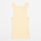 Womens COLORFUL STANDARD Rib Tank Top in YELLOW