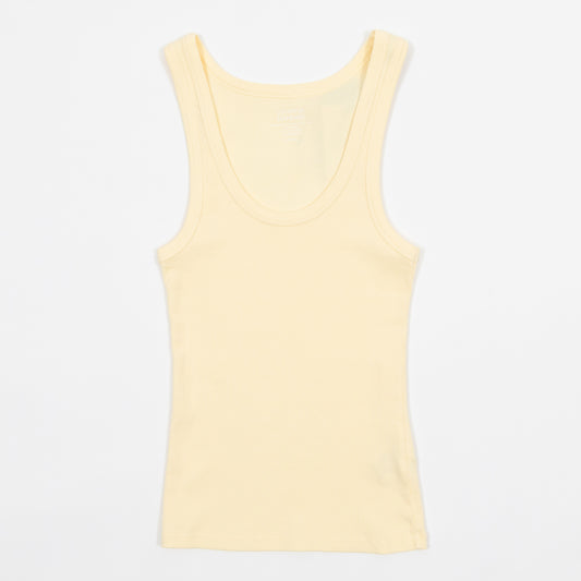 Womens COLORFUL STANDARD Rib Tank Top in YELLOW