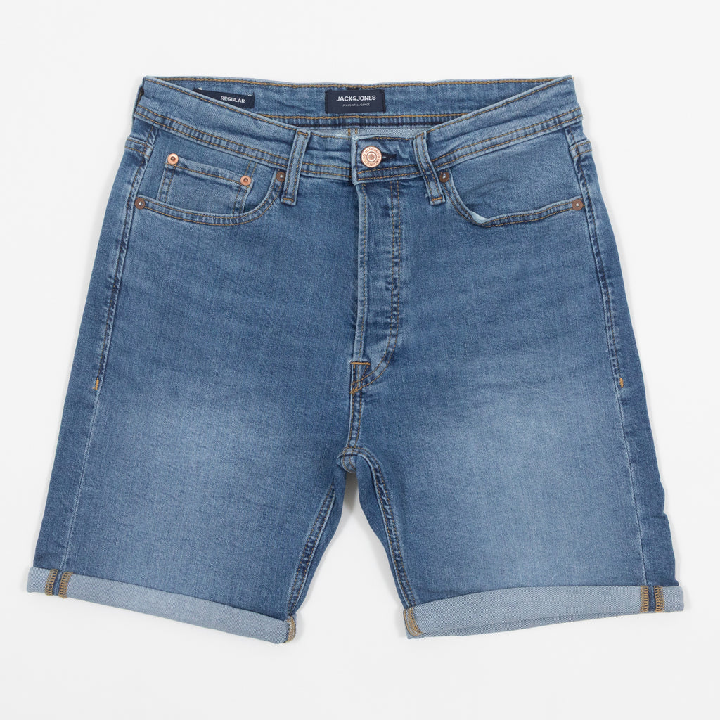 JACK & JONES Rick Denim Shorts in BLUE
