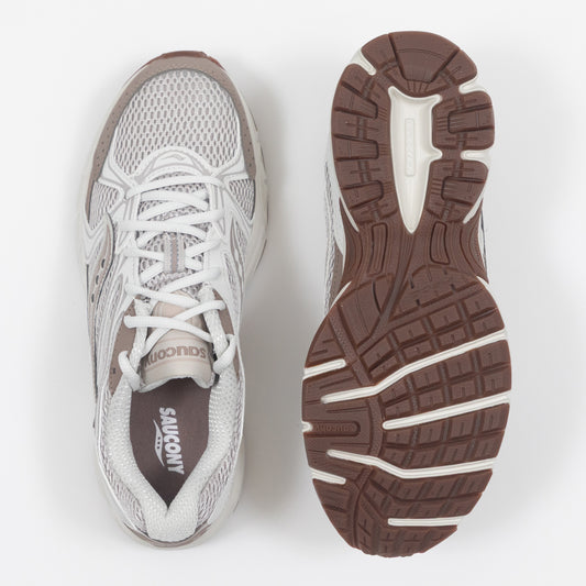 SAUCONY Ride Millennium Trainers in BEIGE & CREAM