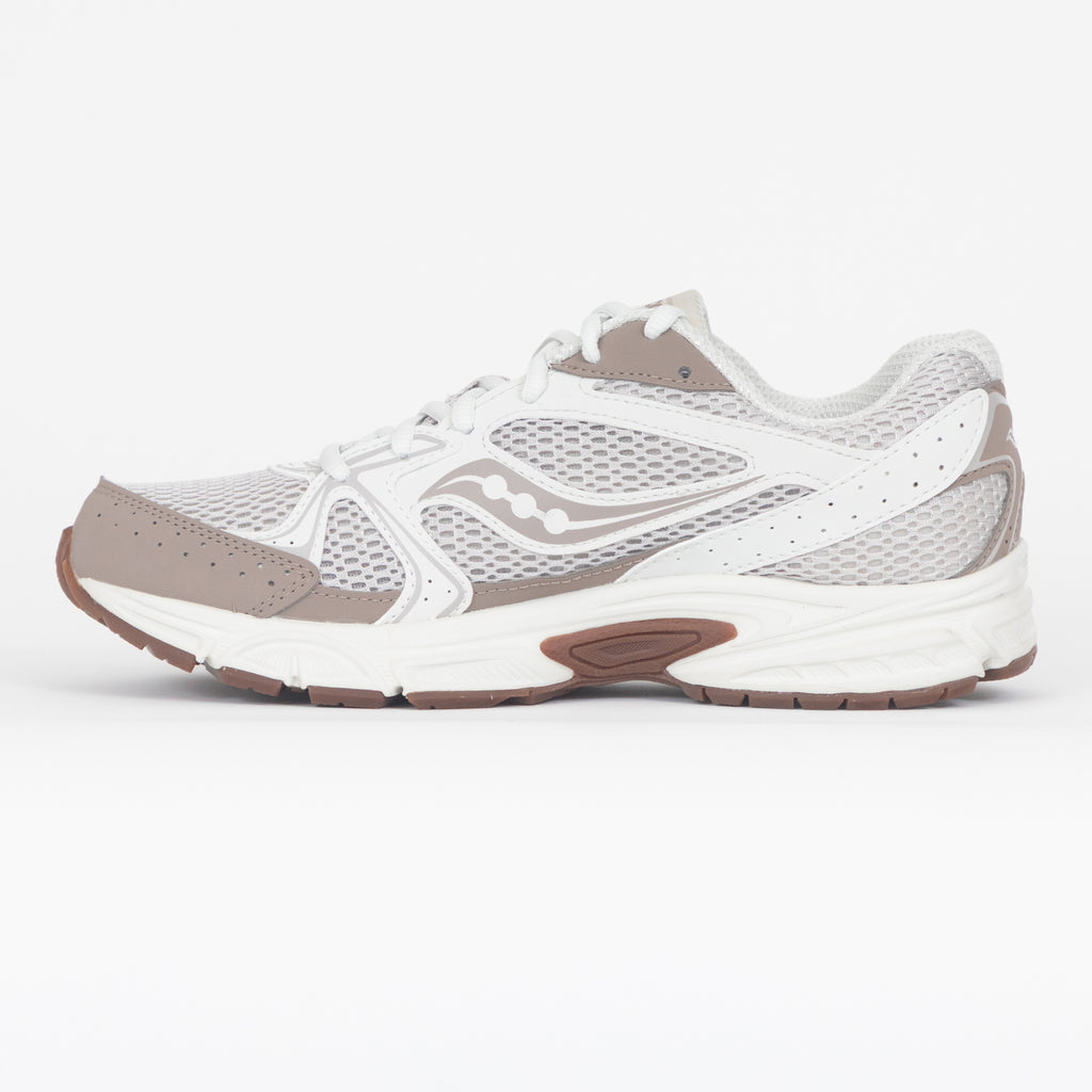 SAUCONY Ride Millennium Trainers in BEIGE & CREAM