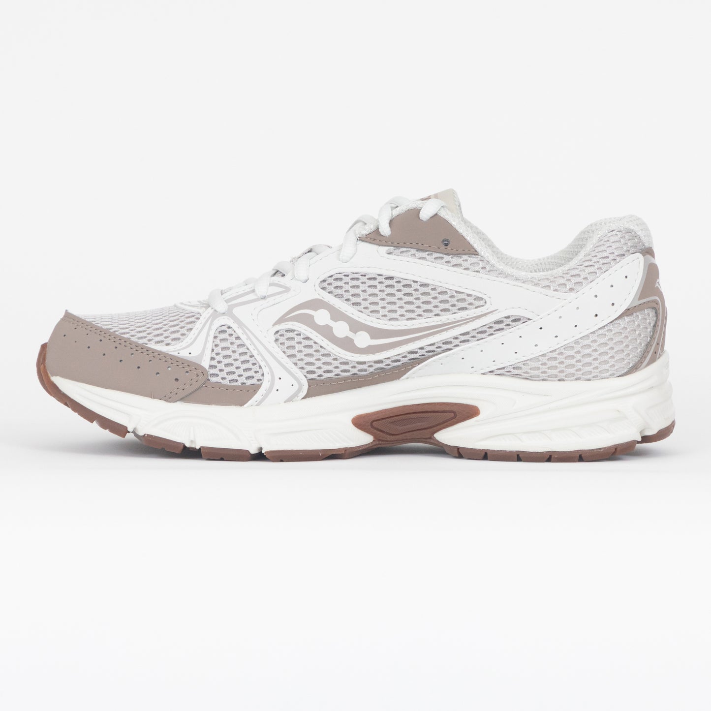 SAUCONY Ride Millennium Trainers in BEIGE & CREAM