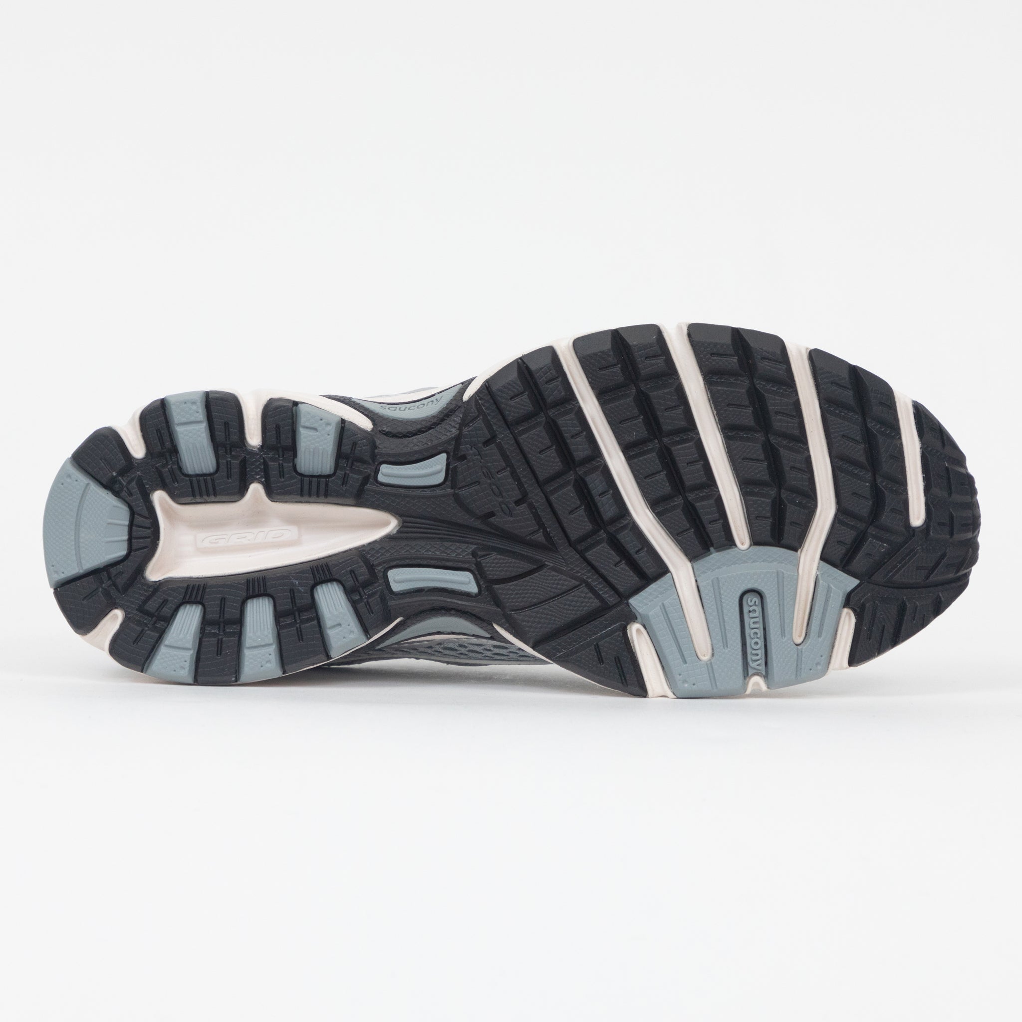 Womens SAUCONY Ride Millennium Trainers in SILVER