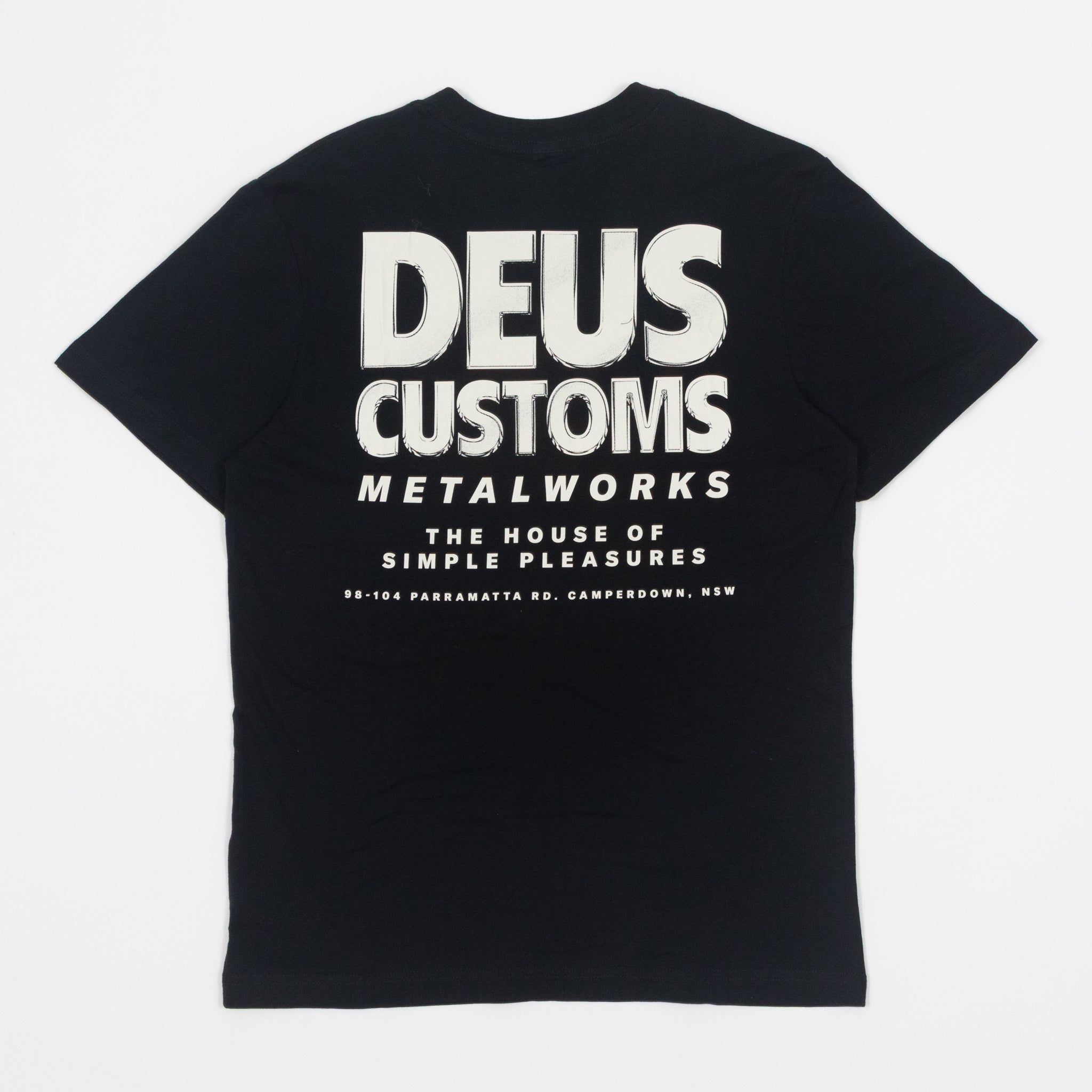 DEUS EX MACHINA Chromium T-Shirt in BLACK