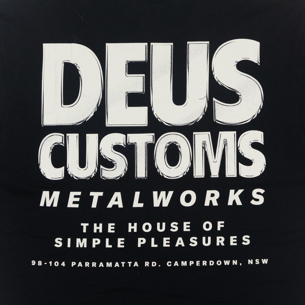 DEUS EX MACHINA Chromium T-Shirt in BLACK