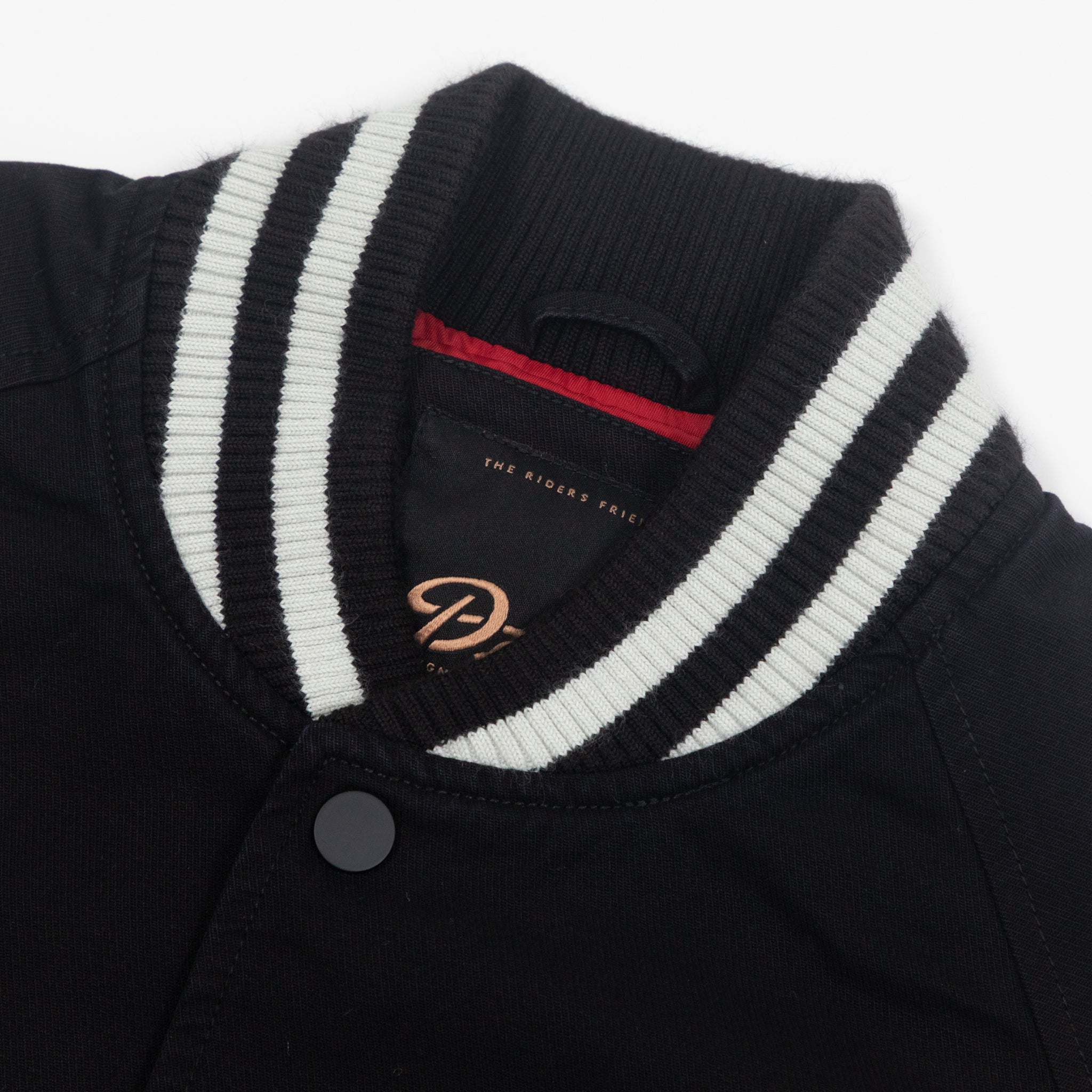 DEUS EX MACHINA Riders Friend Stadium Jacket in BLACK